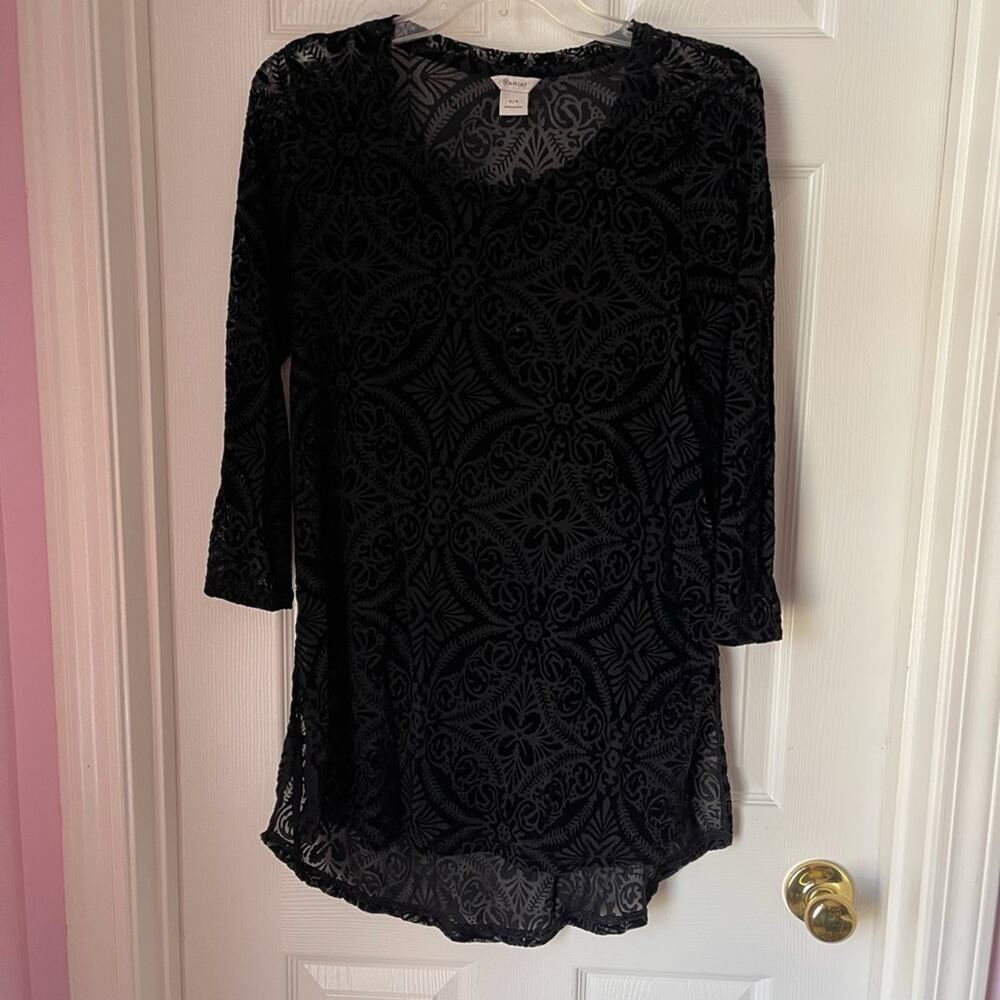Ariat sheer textured tunic